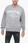 Dsquared2 Distressed Crewneck Sweatshirt With Logo Print