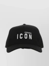 Dsquared2 Black Logo-print Baseball Cap In Black