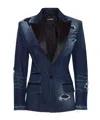 Dsquared2 Tuxedo Blazer In Black