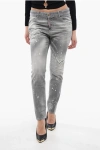 Dsquared2 Distressed Denim Cool Girl Fit Denims 16cm
