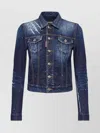 Dsquared2 Distressed Denim Jacket Buttoned Cuffs