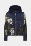 Dsquared2 Distressed Denim Jacket In Blue