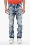 Dsquared2 Distressed Straight-leg Jeans