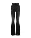 Dsquared2 Distressed-effect Flared Jeans In Black
