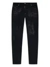 Dsquared2 Distressed-effect Jeans In Black