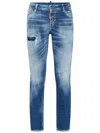 Dsquared2 Jeans Im Distressed-look In Blau