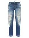 Dsquared2 Distressed-effect Jeans In Blue