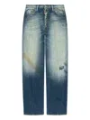 Dsquared2 Belt Loop Denim Trousers In Blue