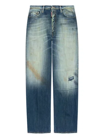DSQUARED2 DISTRESSED-EFFECT JEANS