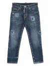 Dsquared2 Distressed Jeans In Blue