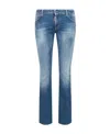 Dsquared2 Distressed-effect Jeans In Blue