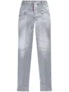 Dsquared2 Distressed-effect Jeans In Grey