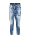 Dsquared2 Distressed-effect Tapered Jeans In Blue