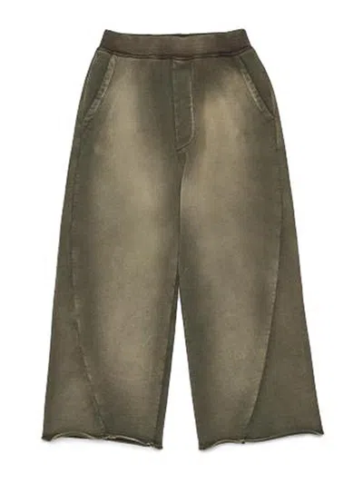 Dsquared2 Kids' Distressed Effect Trousers In Gray