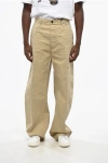 Dsquared2 Distressed Effect Wide Leg Pants In Nude
