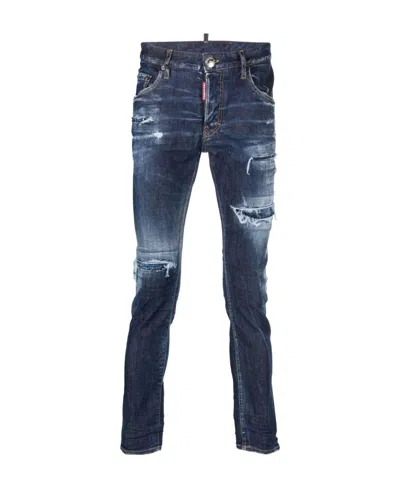 DSQUARED2 DSQUARED2 DISTRESSED TAPERED LEG JEANS
