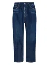Dsquared2 Distressed Five-pockets Jeans In Blue