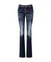 Dsquared2 Jeans Flare Twiggy In Black