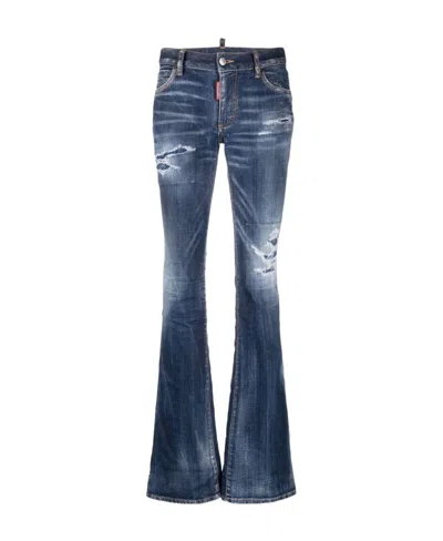 DSQUARED2 DSQUARED2 FLARED MEDIUM WAIST JEANS