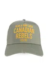 Dsquared2 Distressed Graphic Baseball Cap In Gray