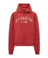 Dsquared2 Red Hoodie With Logo Print In Red