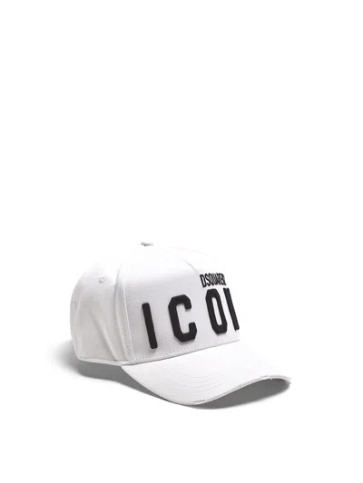 Dsquared2 Distressed Icon Baseball Cap In M0721