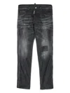 Dsquared2 Distressed Jeans In 黑色
