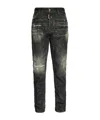 Dsquared2 Dsquared Men Jeans With A Lived-in Effect In Black