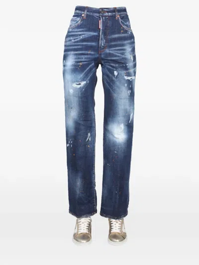 Dsquared2 Dsquared Women Jeans Roadie In Blue