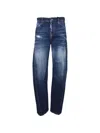 Dsquared2 Distressed Jeans In Blue