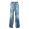 Dsquared2 Distressed Jeans In Blue