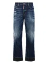 Dsquared2 Distressed Jeans In Blue