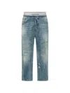 Dsquared2 Distressed Jeans In Blue
