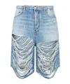 Dsquared2 Distressed Jeans In Blue