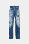 Dsquared2 Distressed Jeans In Blue