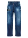 Dsquared2 Belt Loop Denim Trousers In Multi
