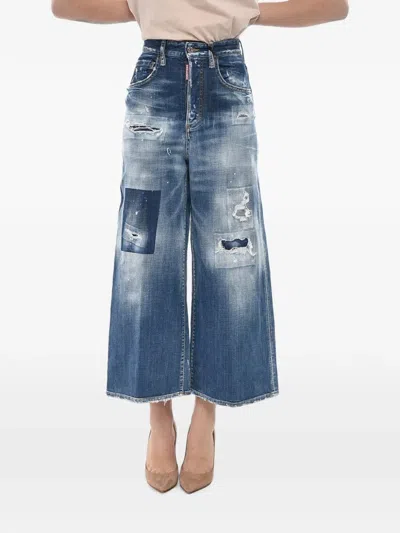 Dsquared2 Distressed Page Jeans In Multi
