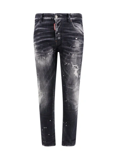 Dsquared2 Distressed Paint In Black