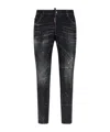 Dsquared2 Dsquared Men Jeans With A Lived-in Effect In Black