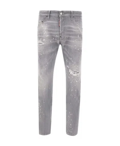 DSQUARED2 DSQUARED2 SKATER DISTRESSED PAINT-SPLATTER JEANS