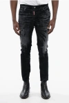 Dsquared2 Long Crotch Relax Denims With Distressed Detail