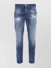 Dsquared2 Distressed 'skater' Jeans With Belt Loops