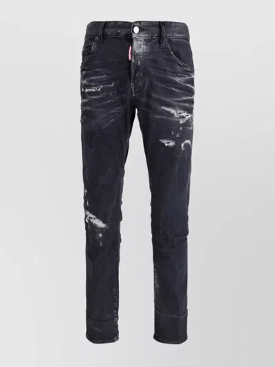 Dsquared2 Distressed Skater Jeans Worn Effect