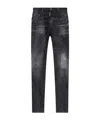 Dsquared2 Logo Patch Slim Cut Jeans