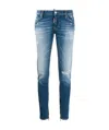 Dsquared2 Jeans Medium Waist Skinny Jeans In Blue