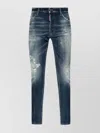Dsquared2 'cool Guy' Blue Five-pocket Jeans With Logo Patch