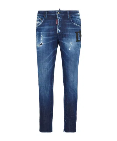 DSQUARED2 DSQUARED2 DISTRESSED SLIM-FIT JEANS