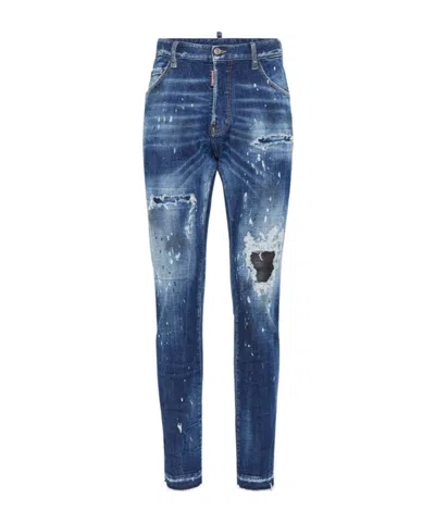 DSQUARED2 DSQUARED2 MEDIUM RIPPED WASH COOL GUY JEANS