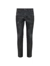 Dsquared2 Distressed Slim-fit Jeans In Black