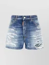 Dsquared2 Belt-loop Shorts In White